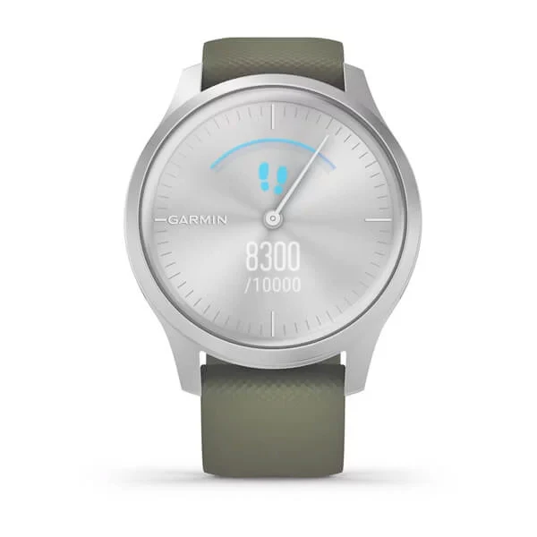 Garmin Vivomove Style hopea ja sammalenvihreä 42 mm, älykello 010-02240-01 - Image 3