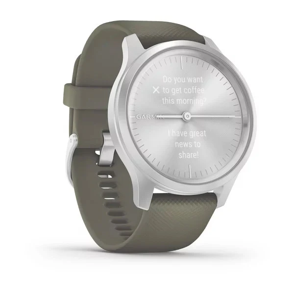 Garmin Vivomove Style hopea ja sammalenvihreä 42 mm, älykello 010-02240-01 - Image 6