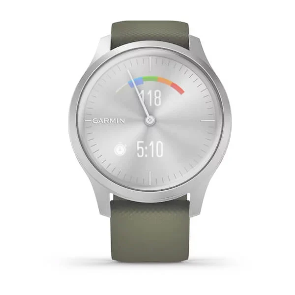 Garmin Vivomove Style hopea ja sammalenvihreä 42 mm, älykello 010-02240-01 - Image 7