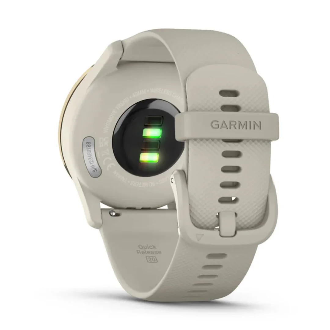 Garmin Vivomove Trend, vaalea kulta ja harmaa, hybridiälykello 010-02665-02 - Image 4