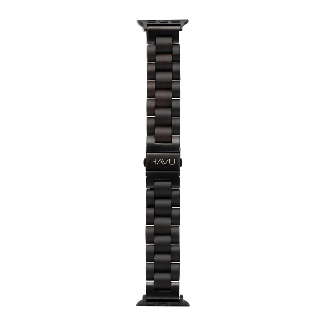 Havu Apple Watch ranneke, eebenpuu (42/44/45/49 mm), 10066