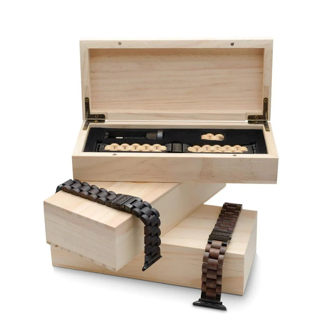 Havu Apple Watch ranneke, pähkinäpuu (42/44/45/49 mm), 10070 - Image 3