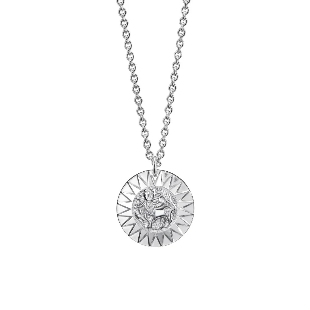Kalevala Amuletti iso riipus, Aurinkoleijona, hopea