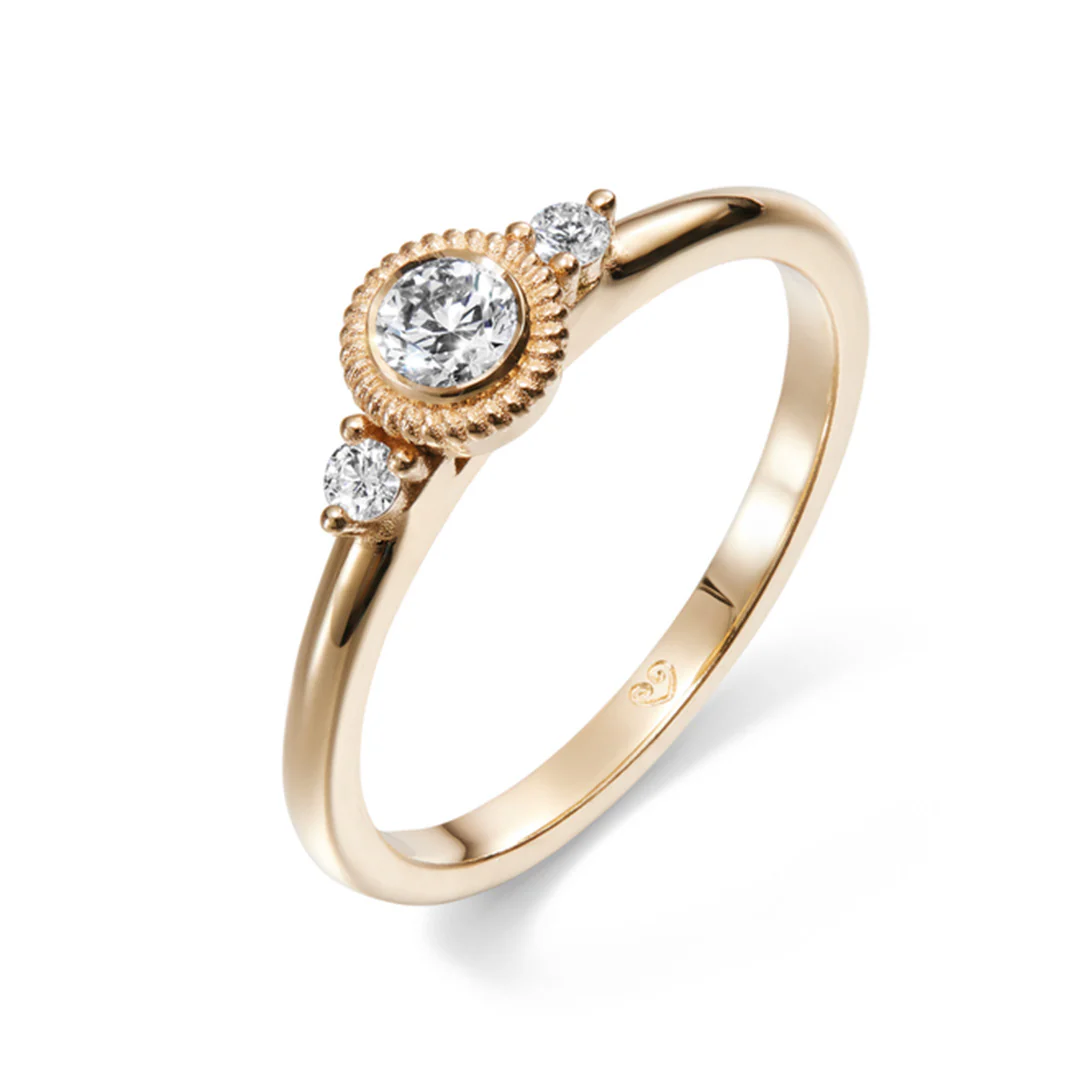 Kalevala Valittu sormus, 14K keltakultaa, 0,23ct, Kalevala Love, 141000003D