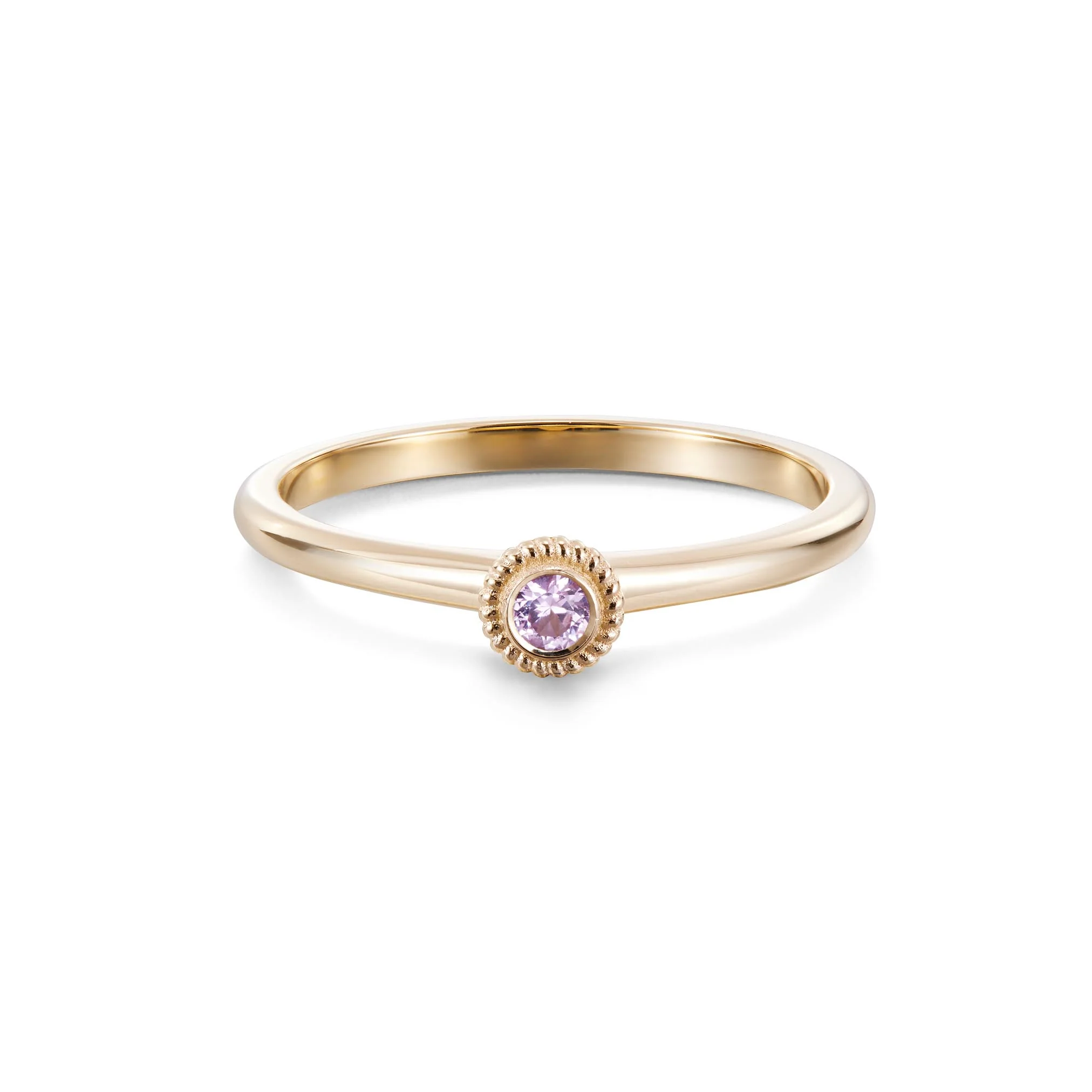 Kalevala Valittu sormus, 14K keltakultaa, pinkki safiiri, Kalevala Love, 141000001S - Image 2