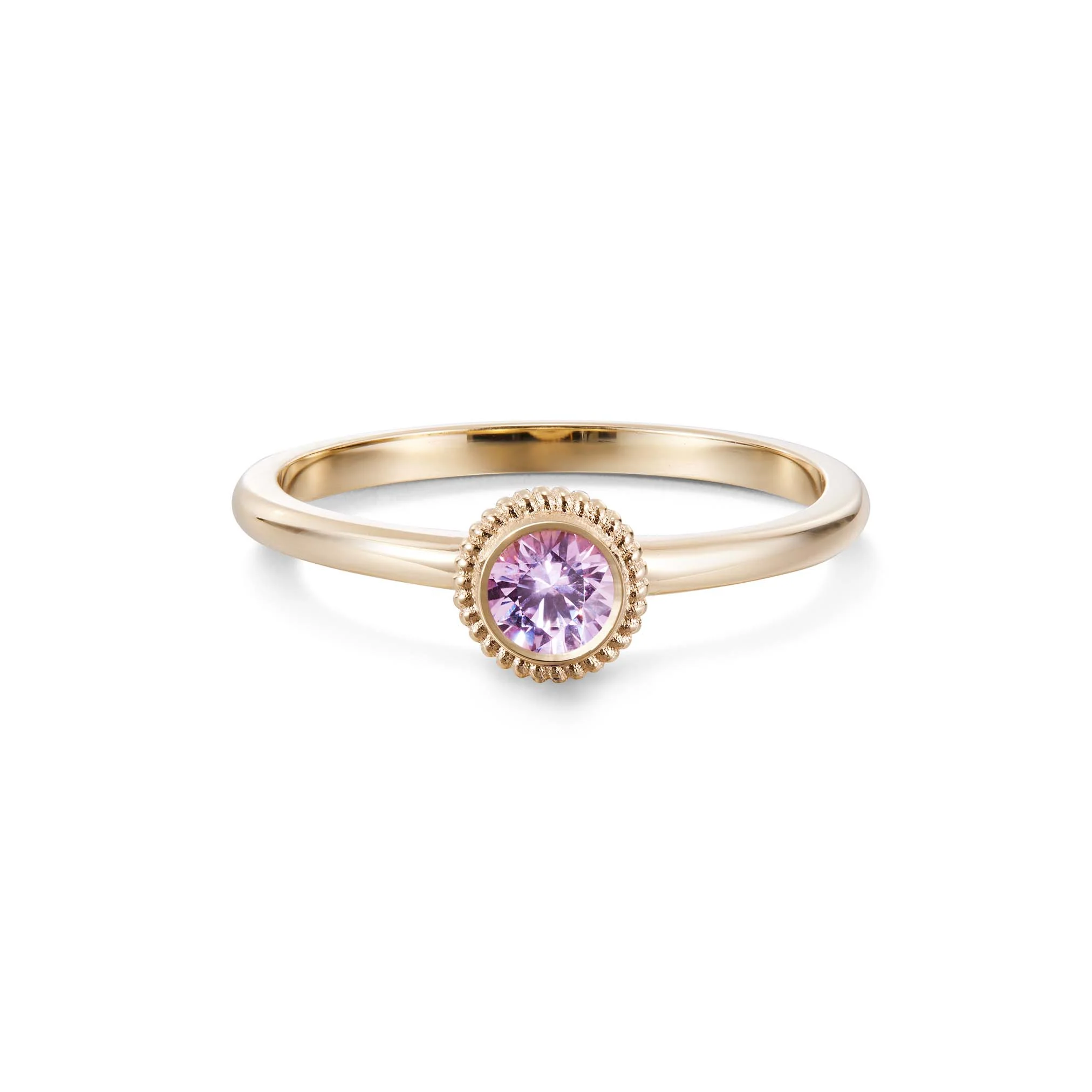 Kalevala Valittu sormus, 14K keltakultaa, pinkki safiiri, Kalevala Love, 141000002S - Image 2