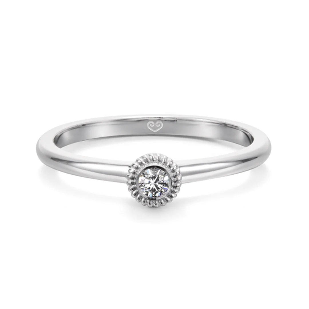 Kalevala Valittu sormus, 14K valkokultaa, 0,06ct, Kalevala Love, 541000001D - Image 2