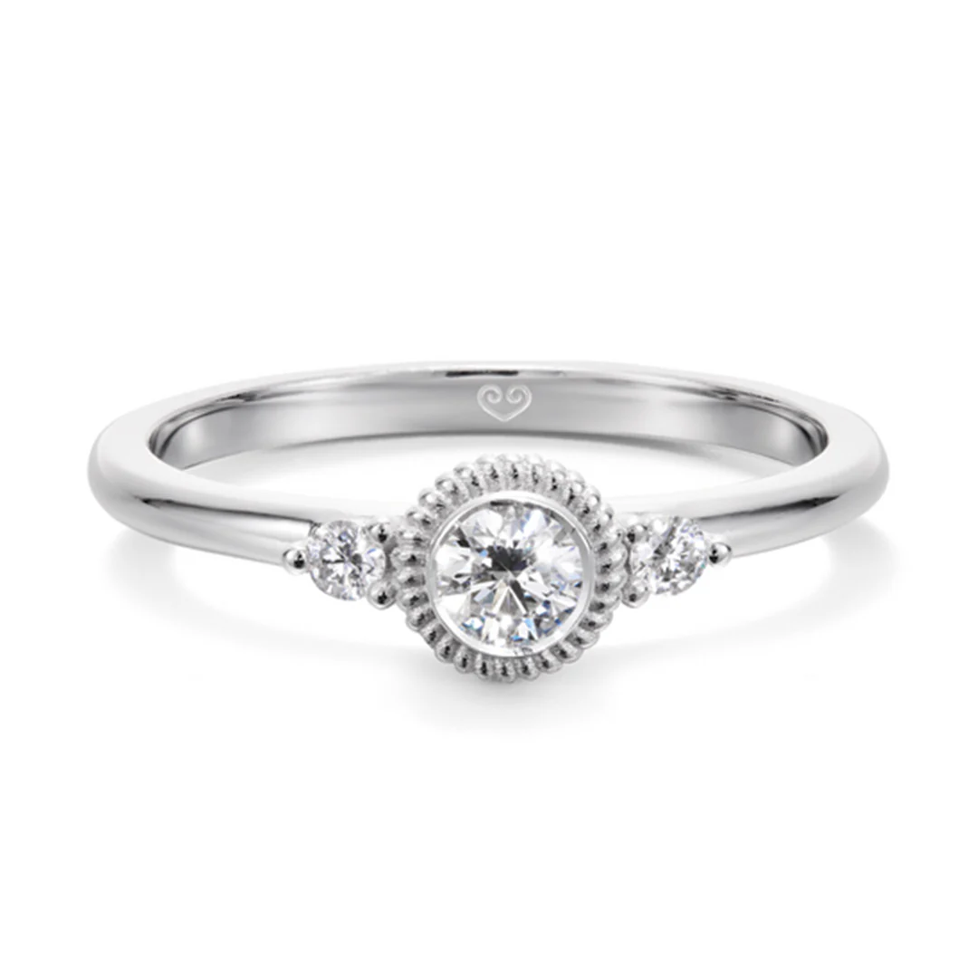 Kalevala Valittu sormus, 14K valkokultaa, 0,23ct, Kalevala Love, 541000003D - Image 2