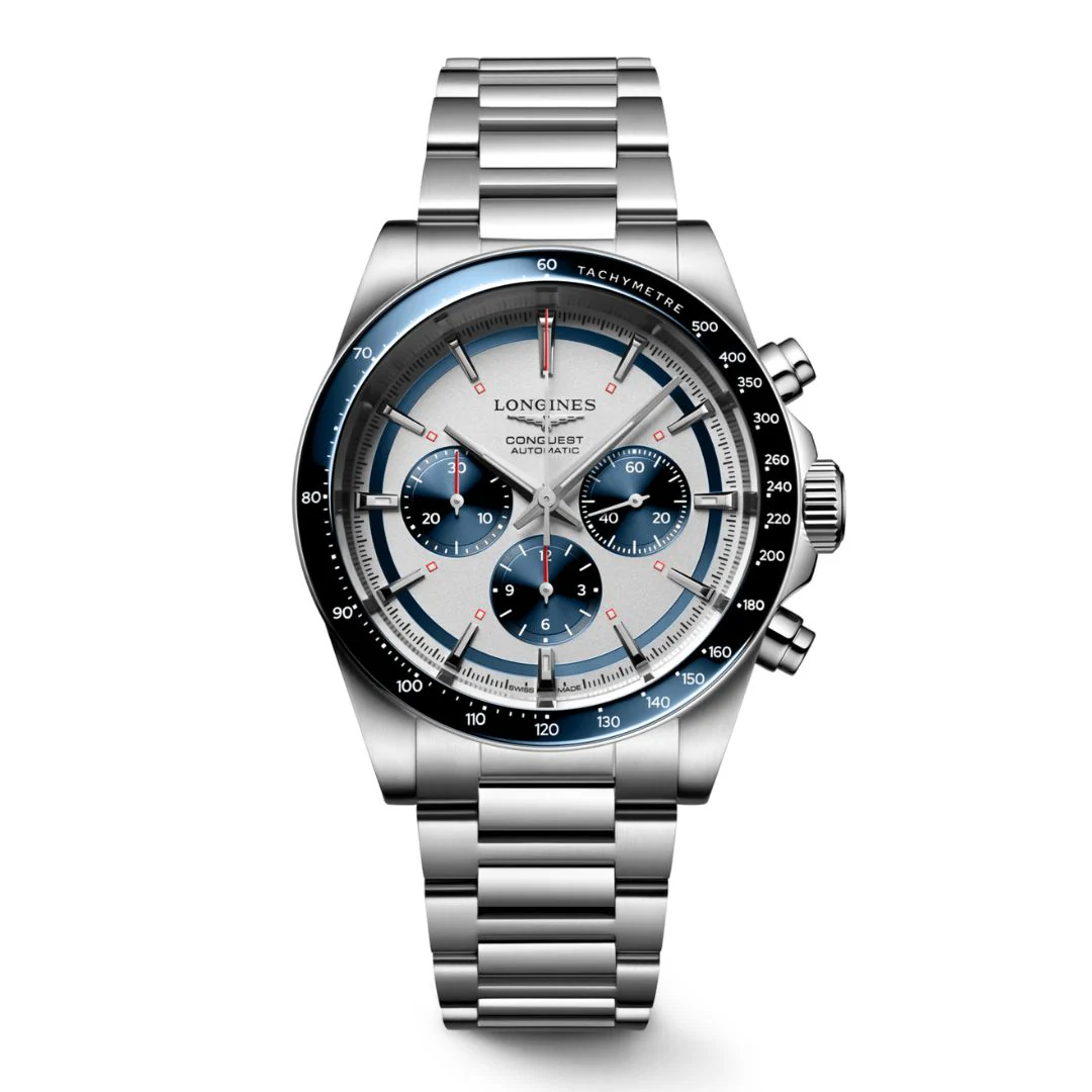 Longines Conquest Chronograph, 42mm, rannekello L38354986