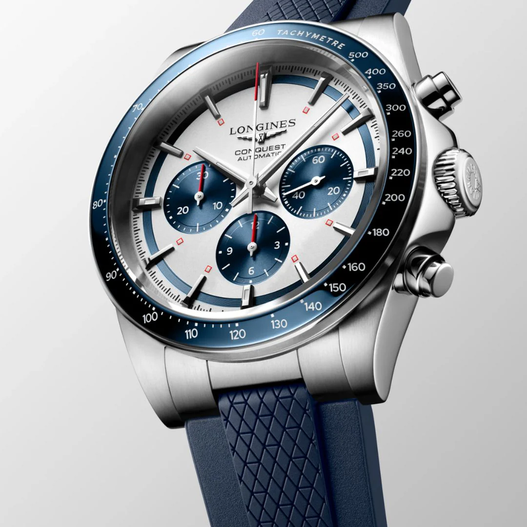 Longines Conquest Chronograph, 42mm, rannekello L38354989 - Image 2