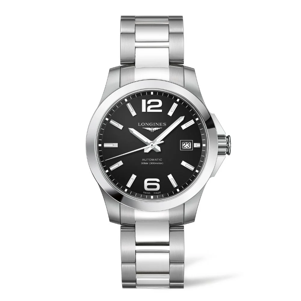Longines L3.776.4.58.6 Conquest rannekello