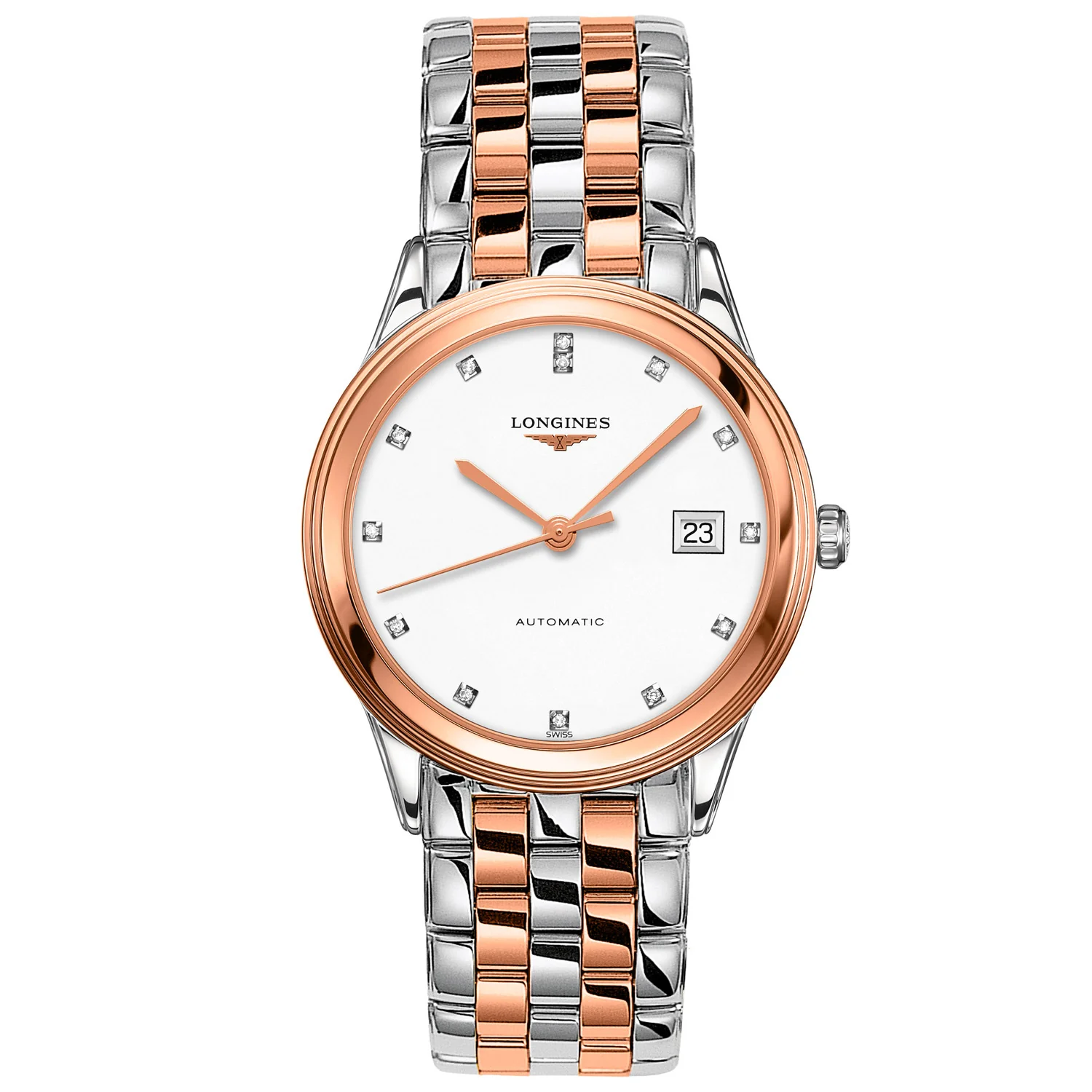 Longines L4.874.3.99.7 Flagship, miesten rannekello