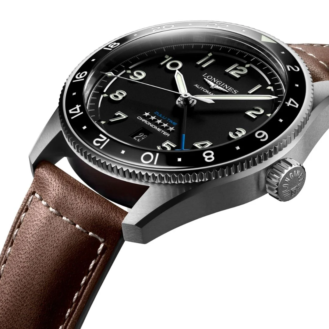 Longines Spirit Zulu Time rannekello L38124532 - Image 2