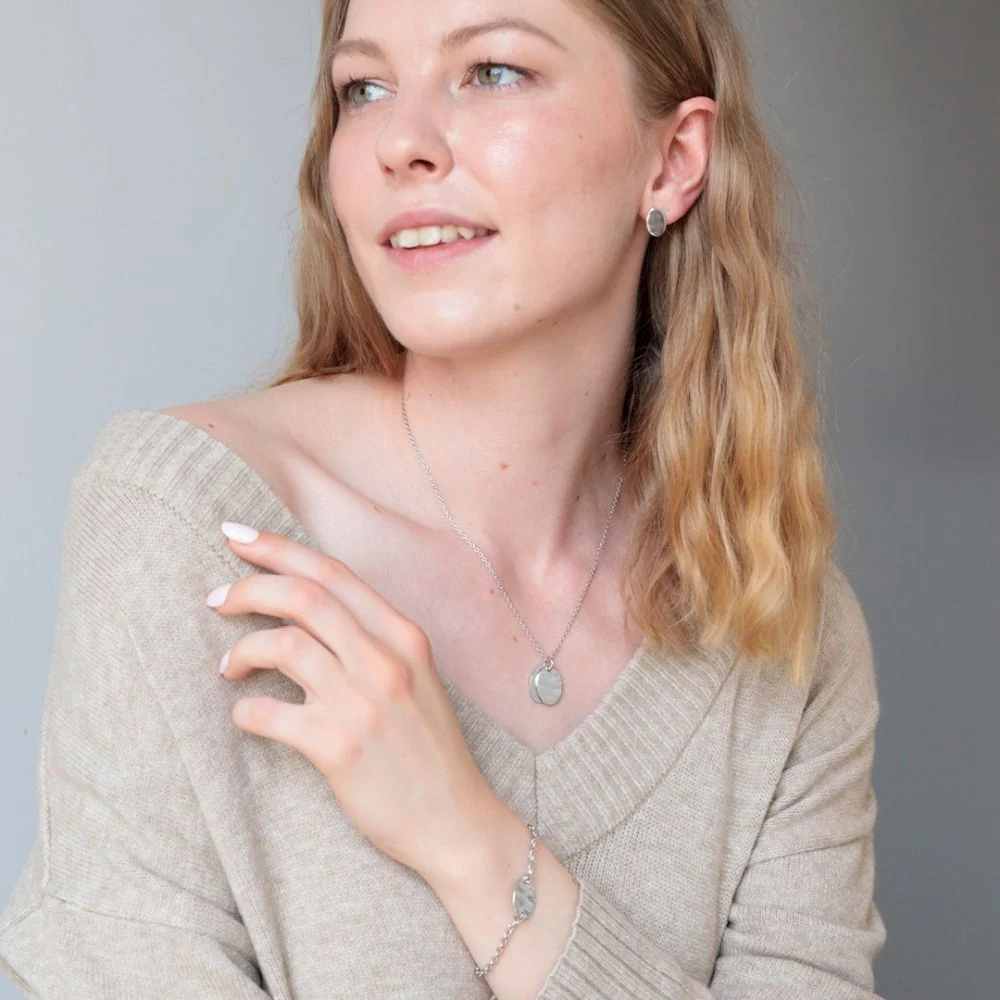 Lumoava Aava rannekoru, hopeaa - Image 2