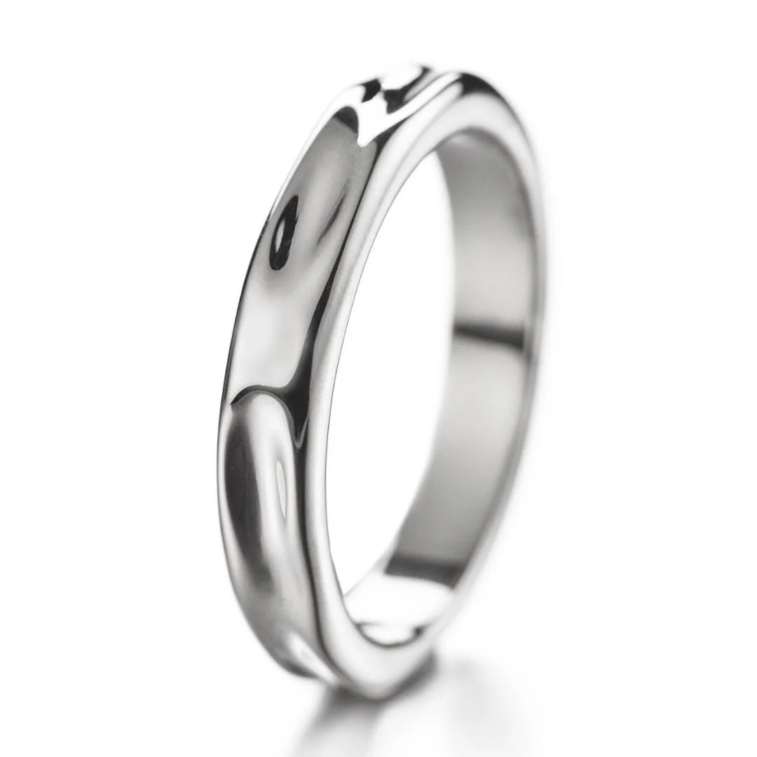 Lumoava Hunaja sormus 4,8 mm, valkokulta