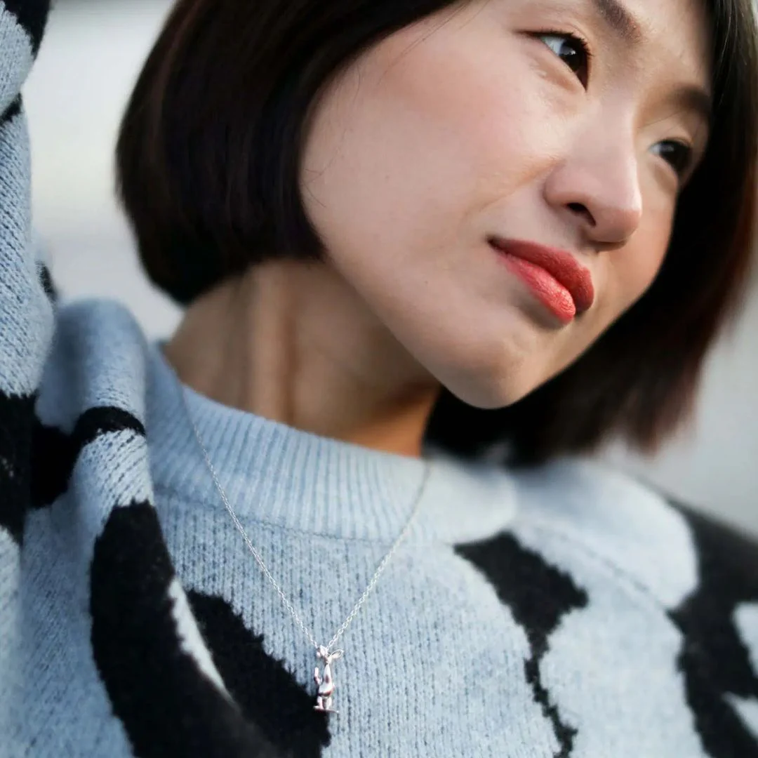 Lumoava x Moomin, Nipsu riipus, hopeaa - Image 2