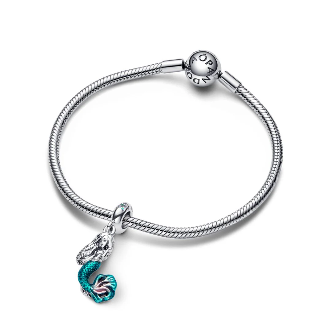Pandora Disney The Little Mermaid Ariel Dangle hela, hopea, 792695C01 - Image 3
