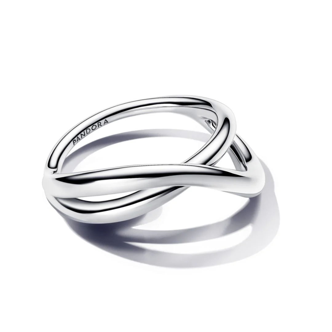 Pandora Essence Organically Shaped Infinity sormus, hopea, 193318C00 - Image 4