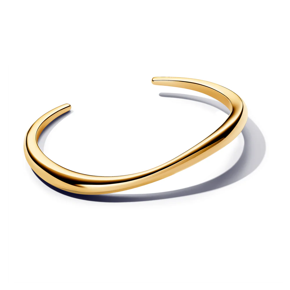 Pandora Essence Organically Shaped rannekoru, keltakullattu, 563310C00