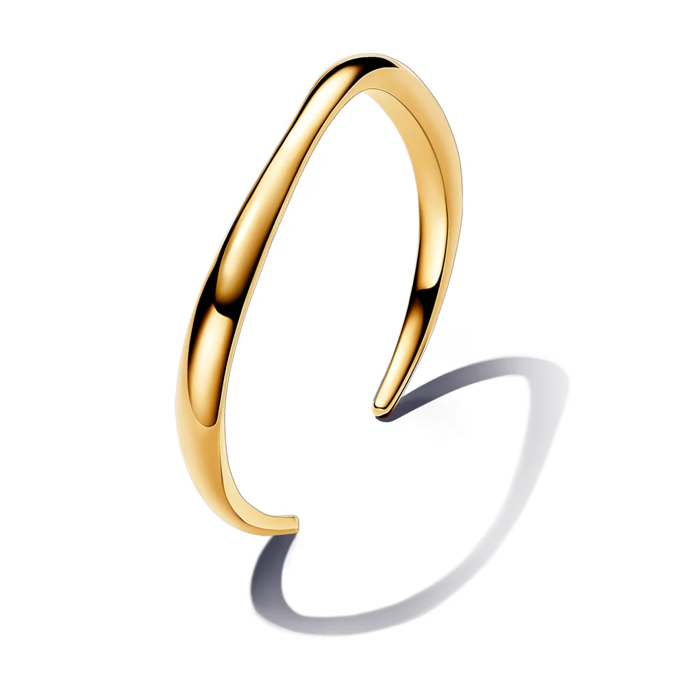 Pandora Essence Organically Shaped rannekoru, keltakullattu, 563310C00 - Image 2