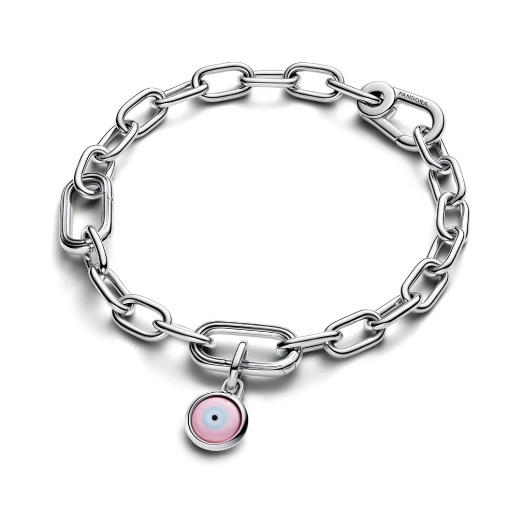 Pandora ME Engravable Evil Eye Murano Glass Mini hela, hopea, 793693C00 - Image 4
