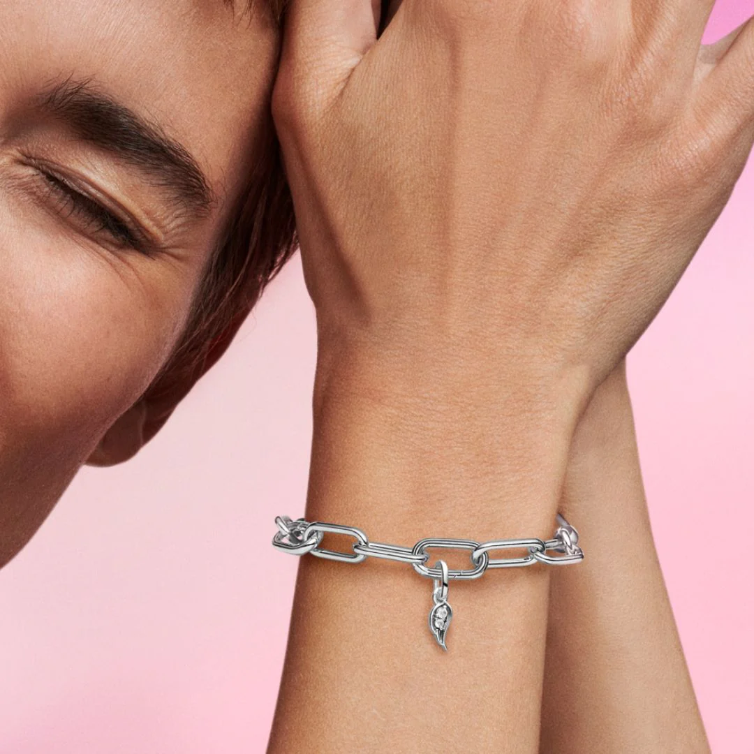 Pandora ME Sparkling Angel Wing Mini hela, hopea, 793041C01 - Image 4