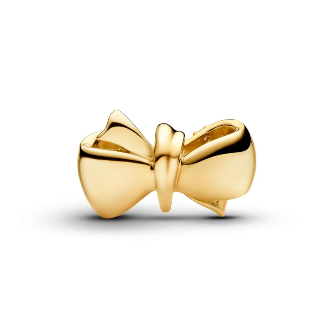 Pandora Moments Sparkling Bow hela, keltakullattu, 763442C01 - Image 5