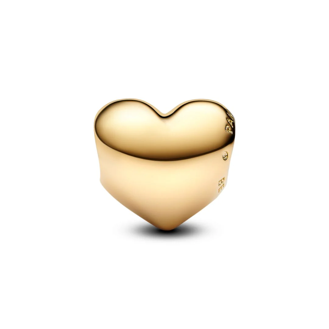 Pandora Moments Be Love Engravable Heart hela, keltakullattu, 763439C00 - Image 5