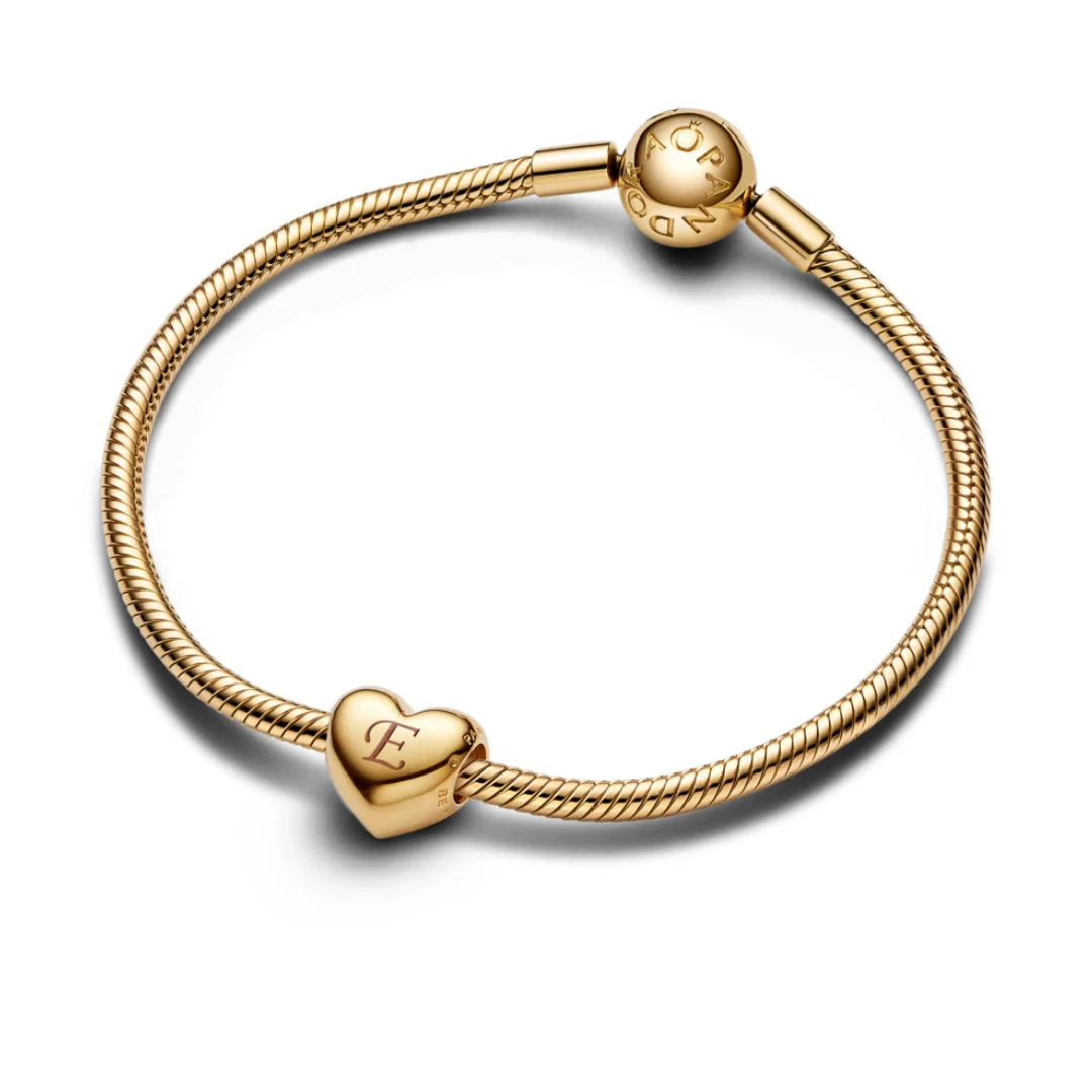 Pandora Moments Be Love Engravable Heart hela, keltakullattu, 763439C00 - Image 6