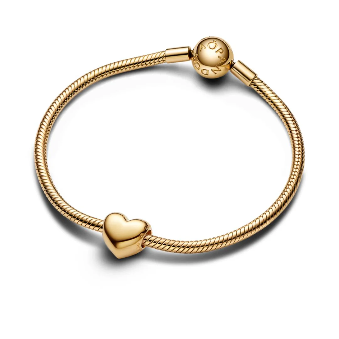 Pandora Moments Be Love Engravable Heart hela, keltakullattu, 763439C00 - Image 7