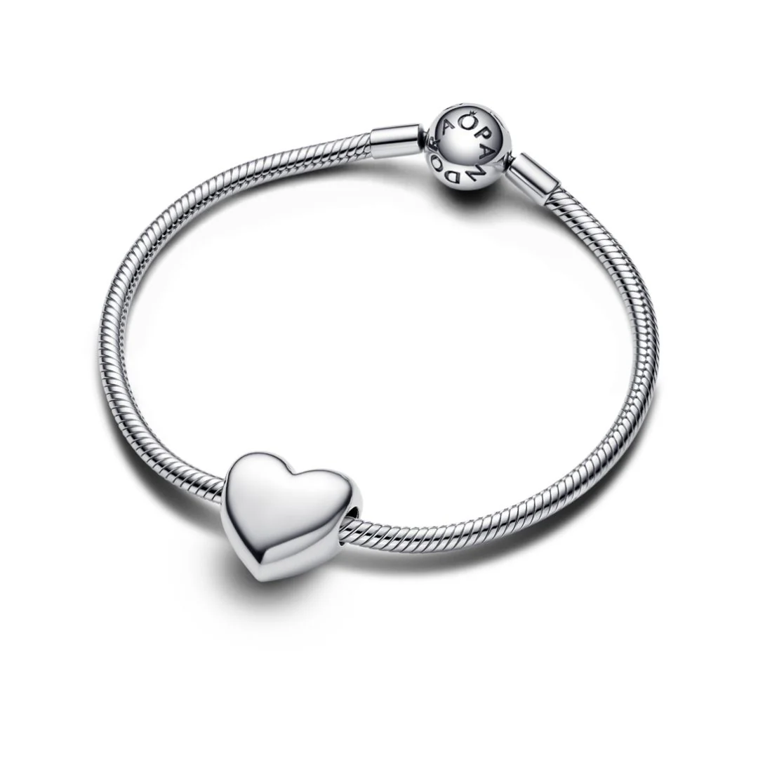 Pandora Moments Be Love Engravable Large Heart hela, hopea, 793440C00 - Image 2