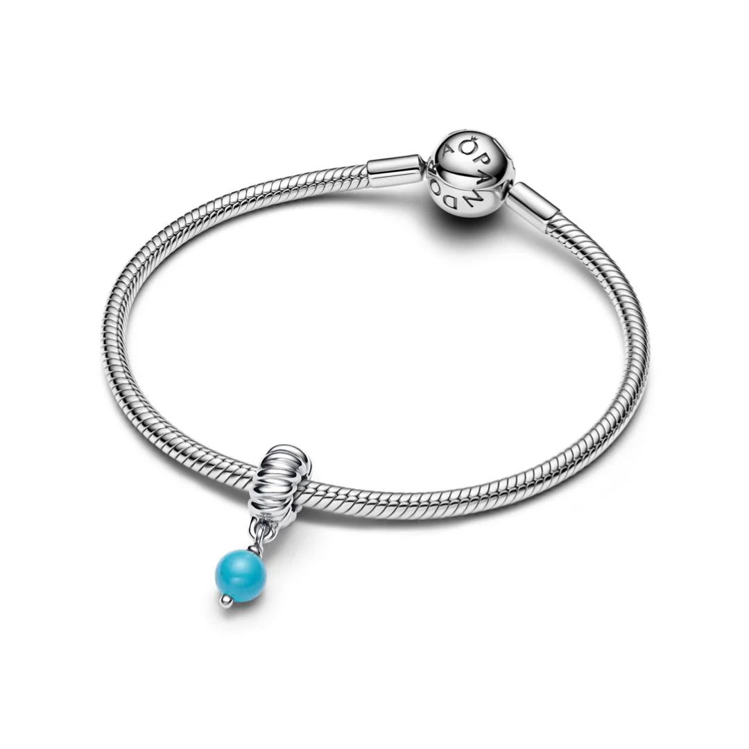 Pandora Moments Turquoise-coloured hela, hopea, 793901C01 - Image 2