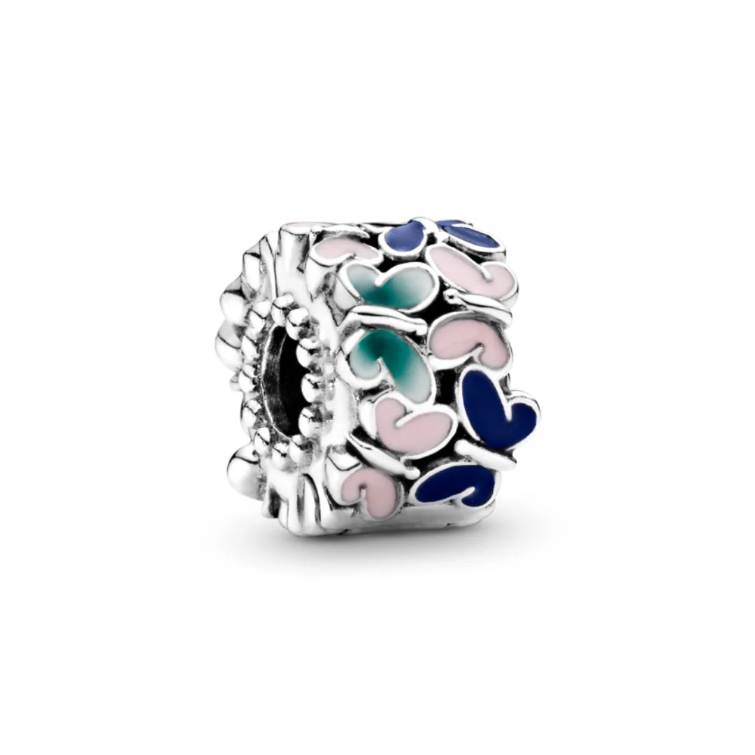 Pandora Moments Butterflies lukkopala, hopea, 797863ENMX