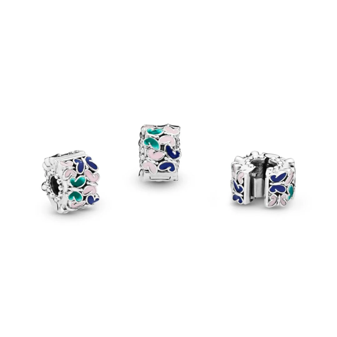 Pandora Moments Butterflies lukkopala, hopea, 797863ENMX - Image 4