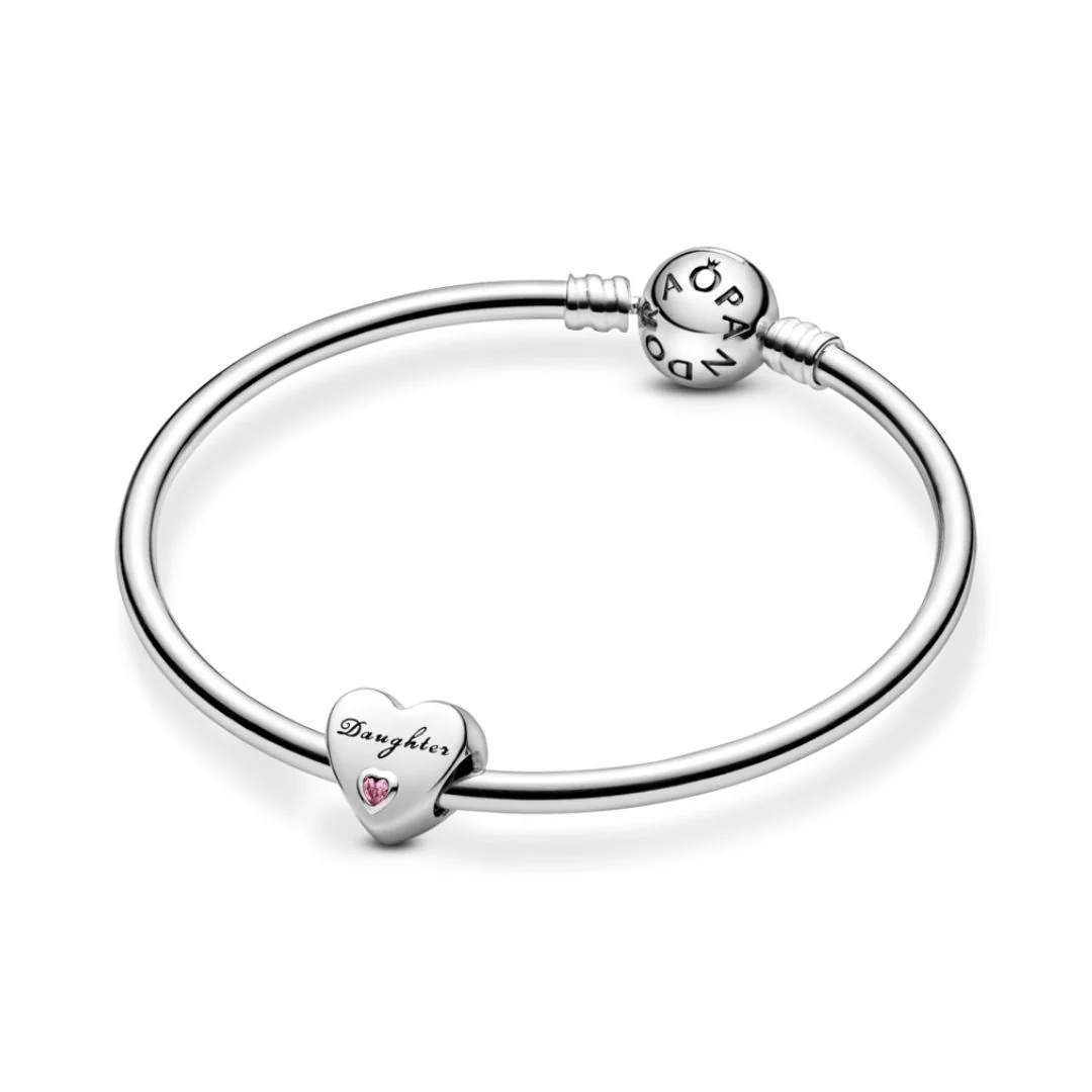 Pandora Moments Daughter Love hela, hopea, 791726PCZ - Image 4