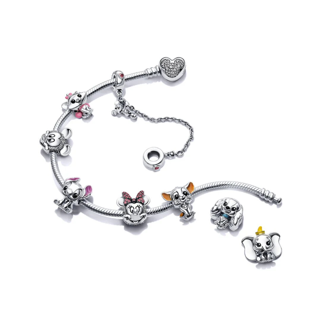 Pandora Moments Disney Climbing Mickey Mouse Safety Chain hela, hopea, 797173CZR - Image 2