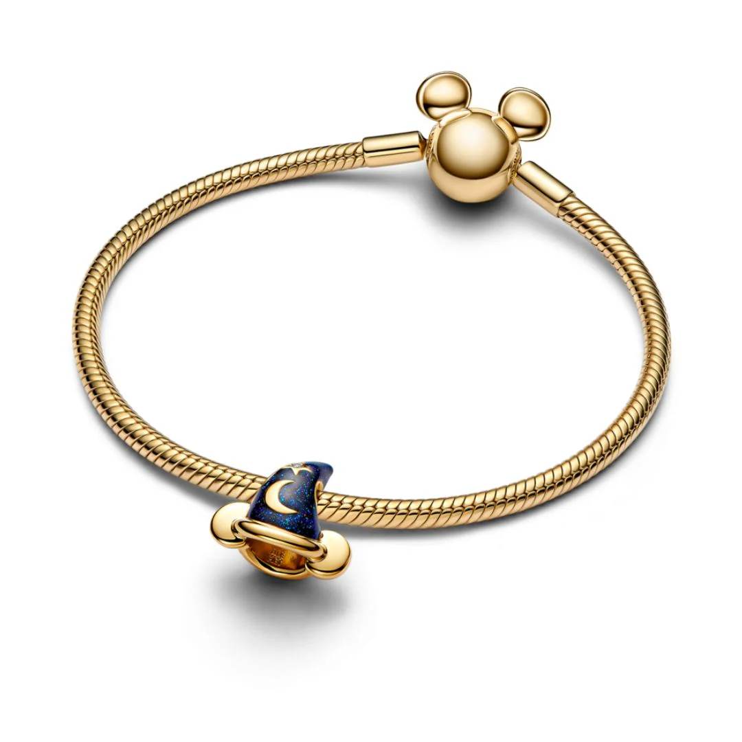 Pandora Moments Disney Mickey Mouse Sorcerer's Hat hela, keltakullattu, 764207C01 - Image 4