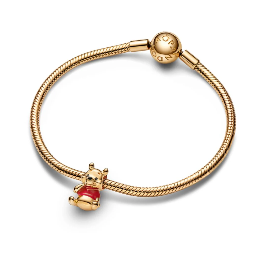 Pandora Moments Disney Winnie the Pooh Bear hela, keltakullattu, 762212C01 - Image 3