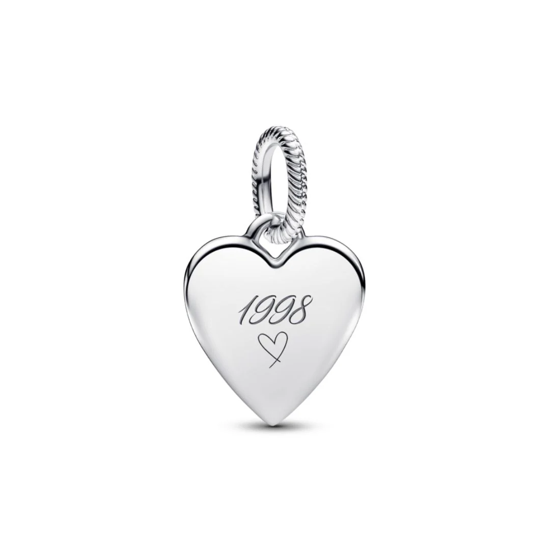 Pandora Moments Engravable Heart Tag riipus, hopea, 398914C00 - Image 4