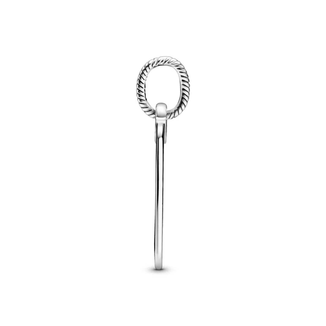 Pandora Moments Engravable Rectangle Tag riipus, hopea, 398611C00 - Image 4