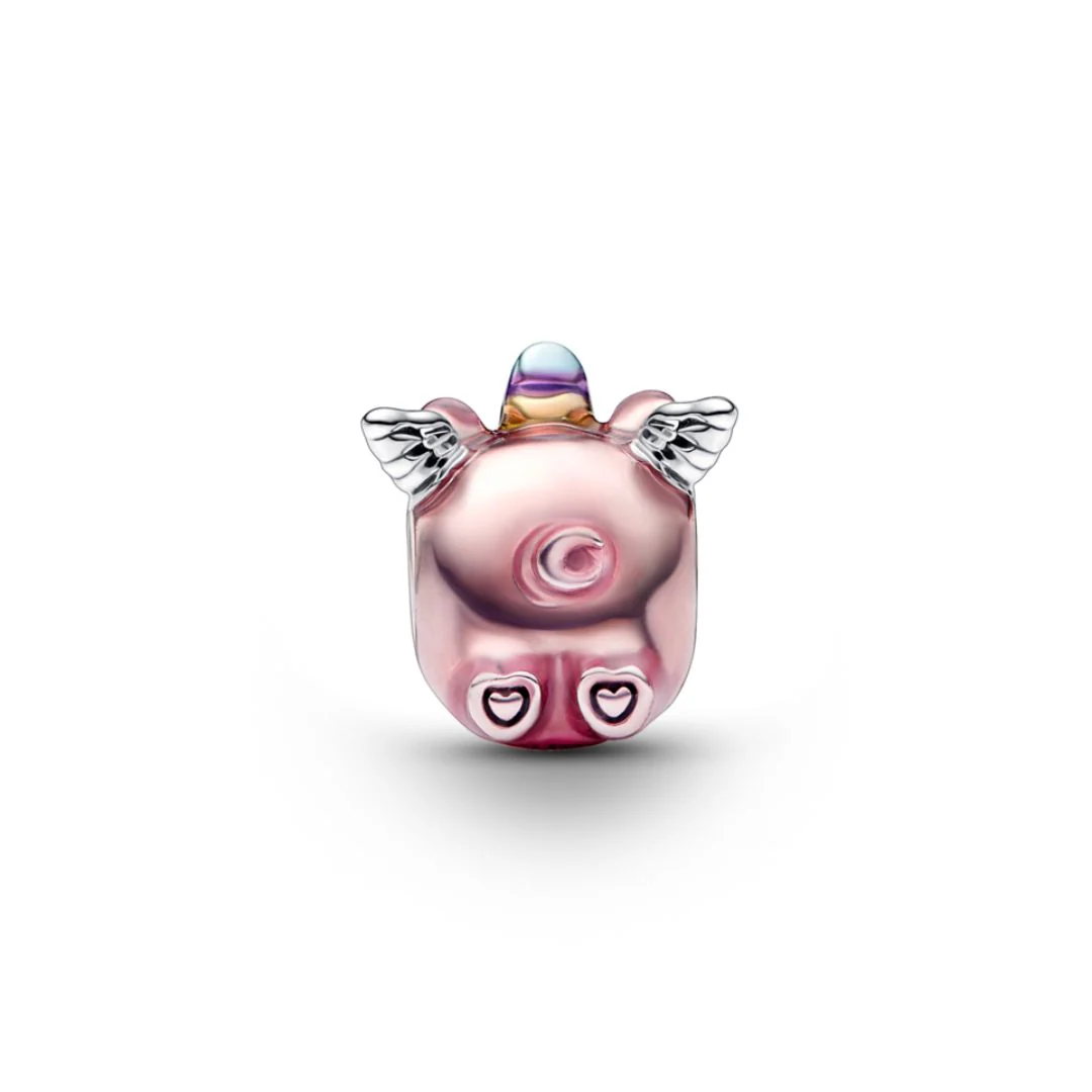 Pandora Moments Flying Unicorn Pig hela, hopea, 792573C01 - Image 2