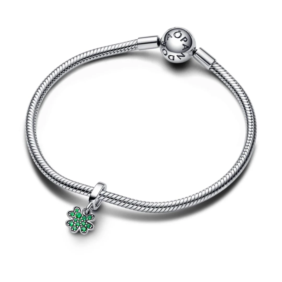 Pandora Moments Four Leaf Clover hela, hopea, 792751C01 - Image 3