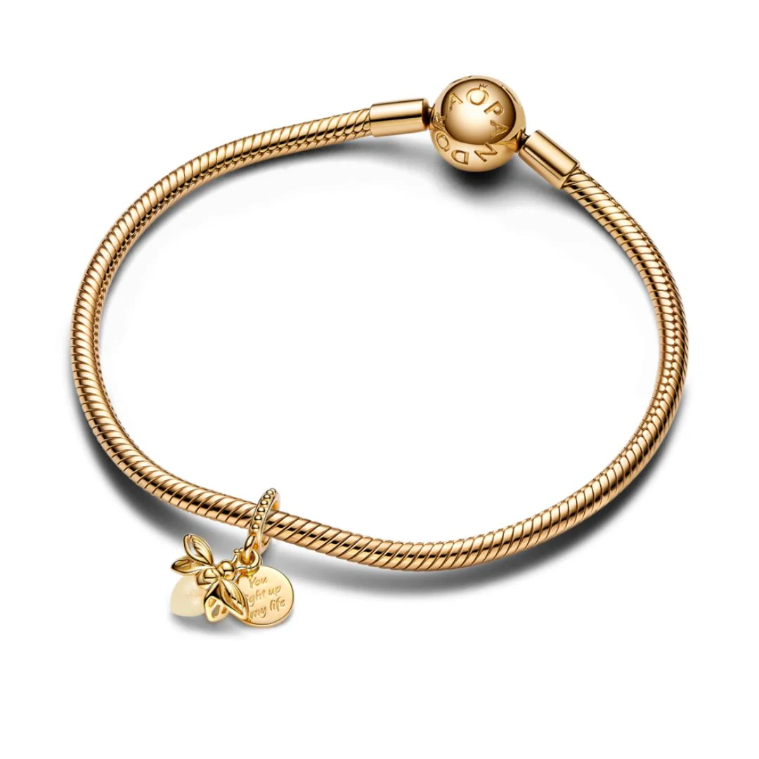 Pandora Moments Glow-in-the-dark Firefly hela, keltakullattu, 769352C01 - Image 5