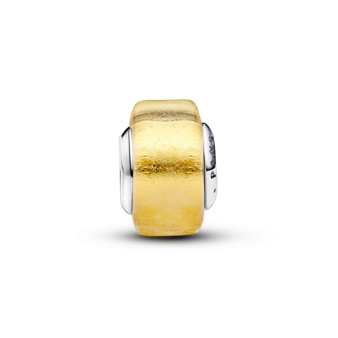 Pandora Moments Golden Mini Murano Glass hela hopea 793353C00 - Image 2