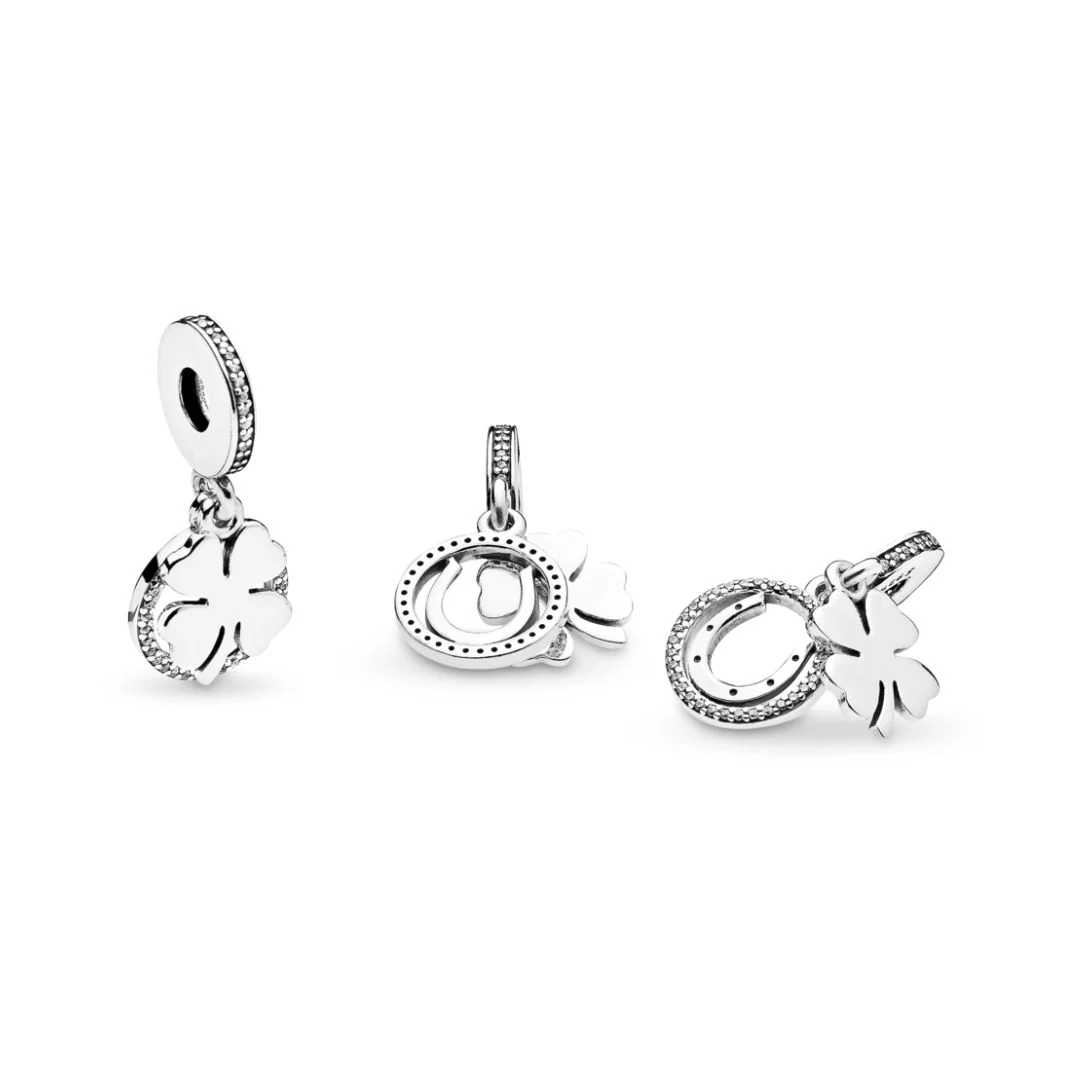 Pandora Moments Good Luck Charms hela, hopea, 792089CZ - Image 2