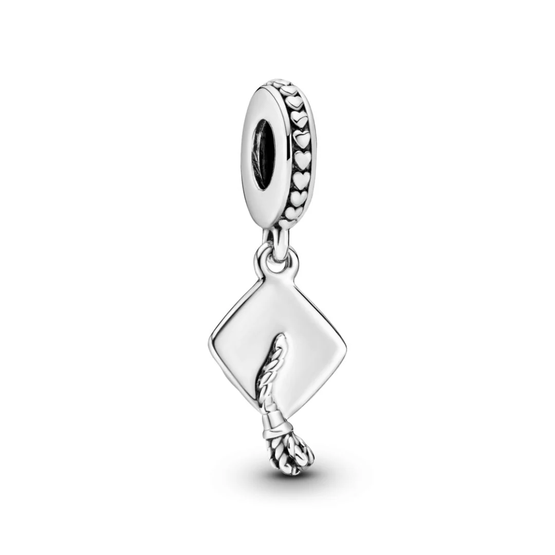 Pandora Moments Graduation Cap Dangle hela, hopea, 791892