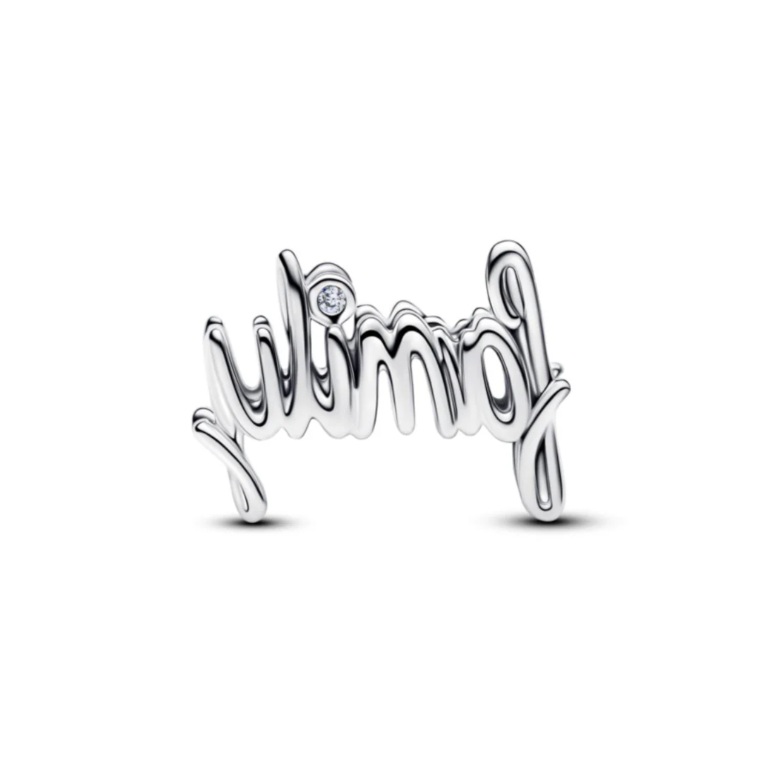 Pandora Moments Handwritten Family hela, hopea, 794250C01 - Image 2
