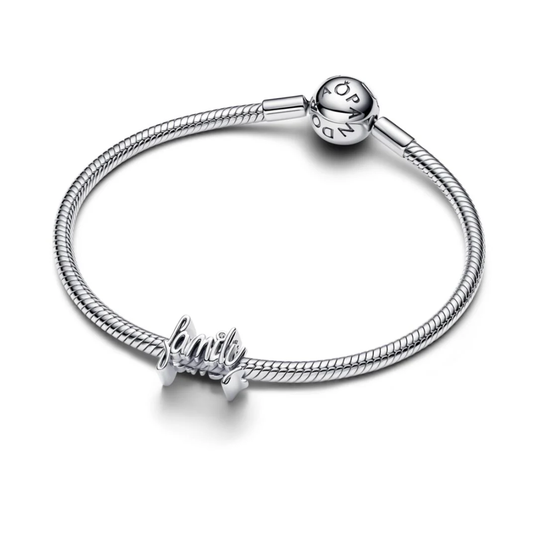 Pandora Moments Handwritten Family hela, hopea, 794250C01 - Image 3