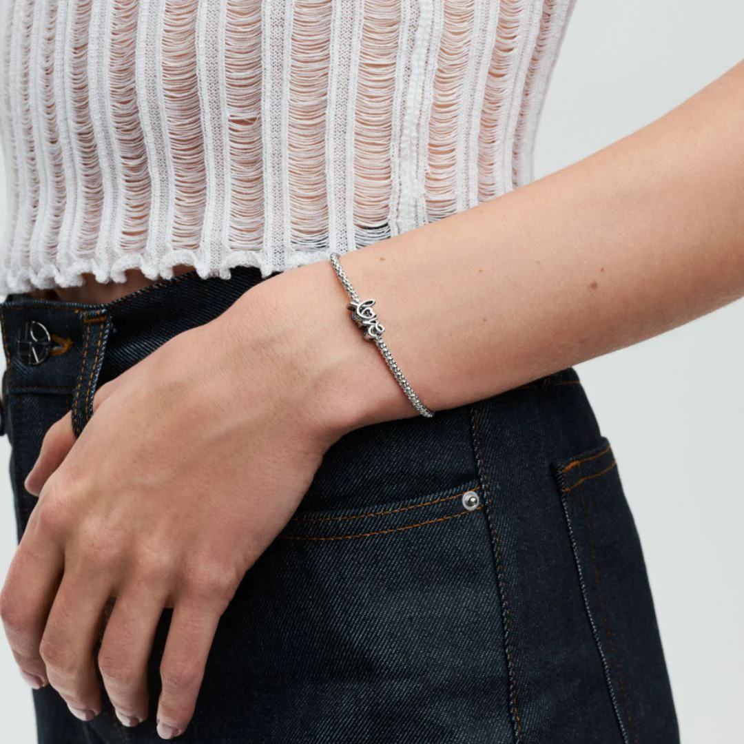 Pandora Moments Handwritten Love hela, hopea, 793055C00 - Image 4