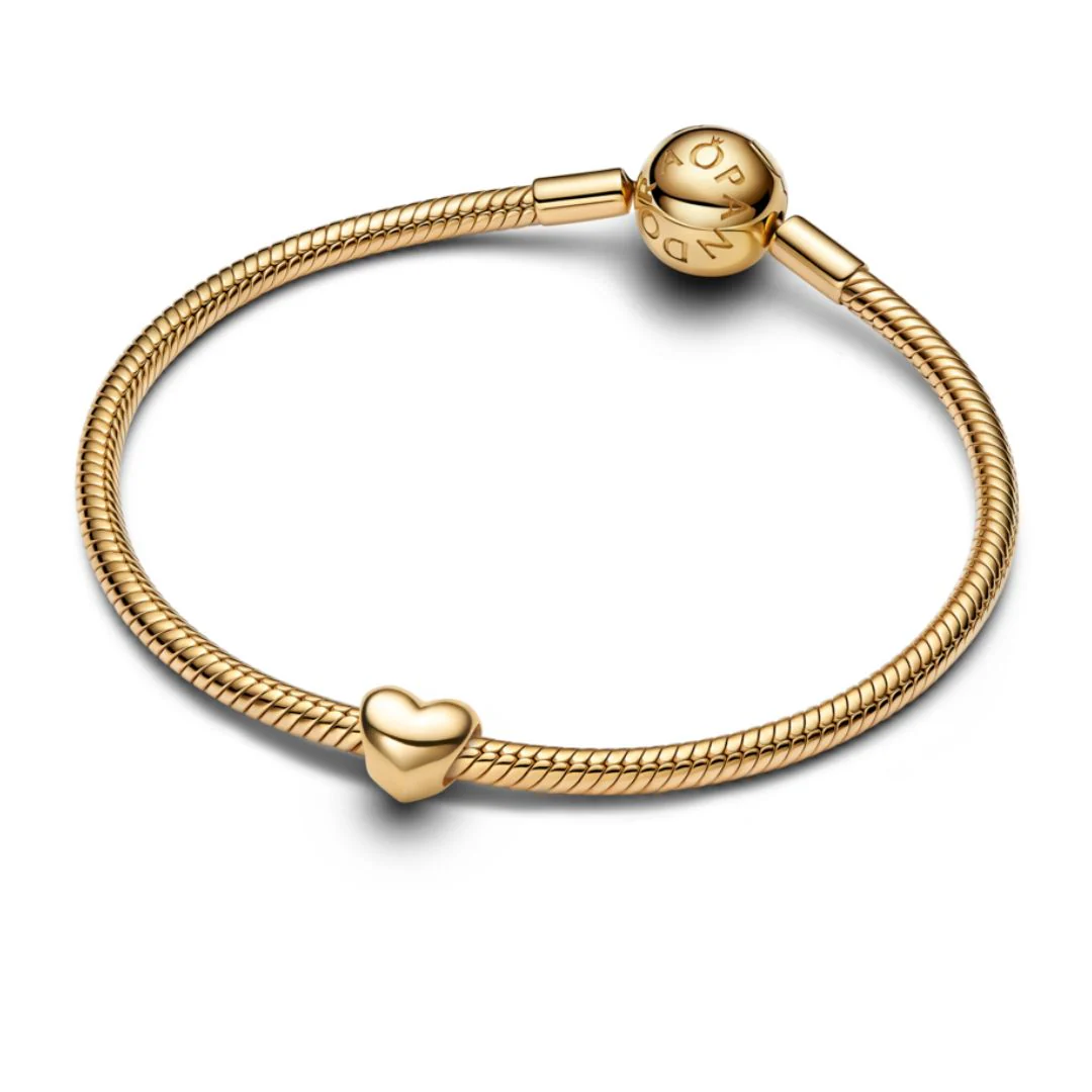 Pandora Moments Heart mini hela, keltakullattu, 763998C00 - Image 2